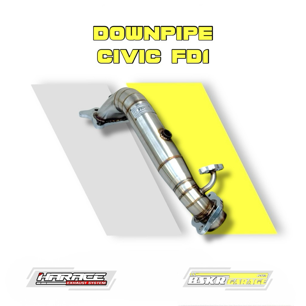 Downpipe HARACE EXHAUST Honda Civic FD1
