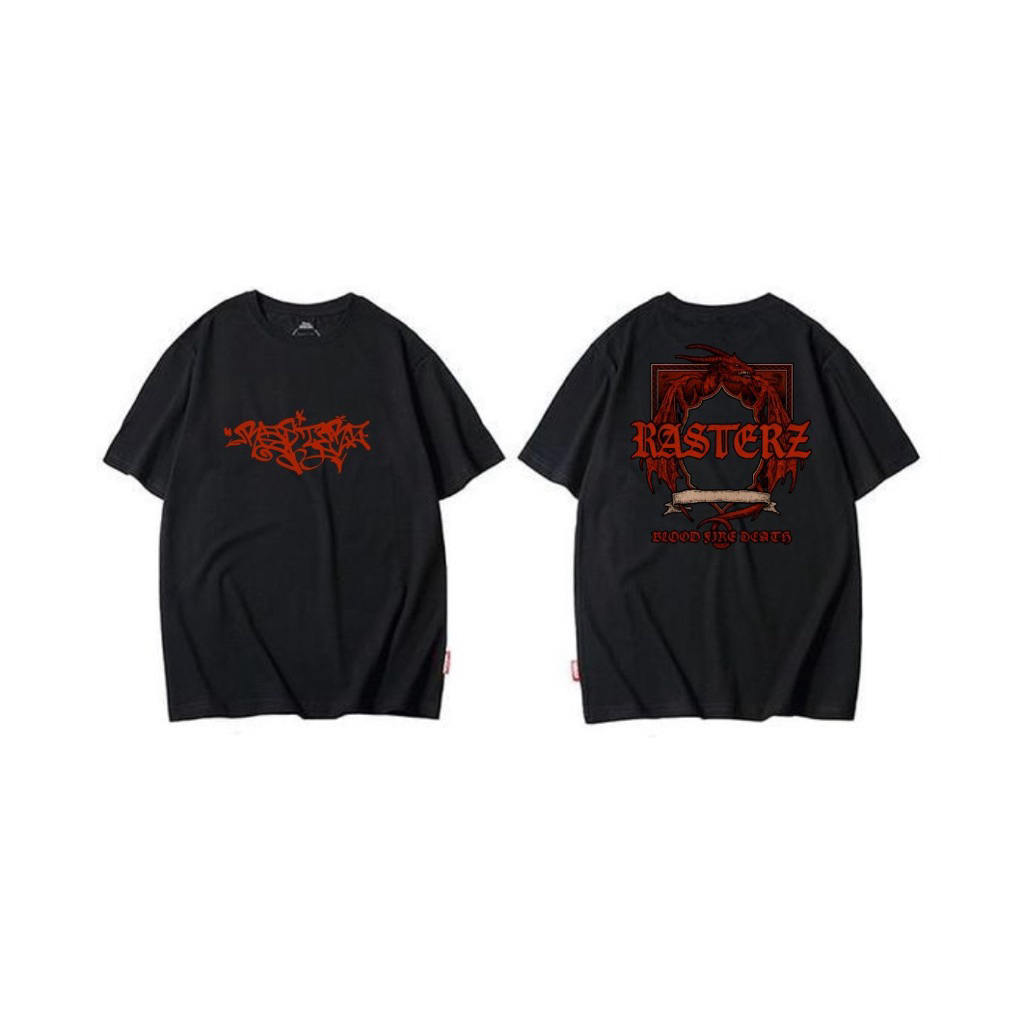 T-shirt Rasterz “Blood Fire Death”