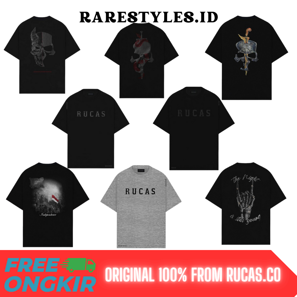 [ ORIGINAL 100% MURAH ] RUCAS.CO TSHIRT/KAOS YEAR OF HORSE, MAKE YOUR OWN ODDS, RUCAS ARTIST EDITION