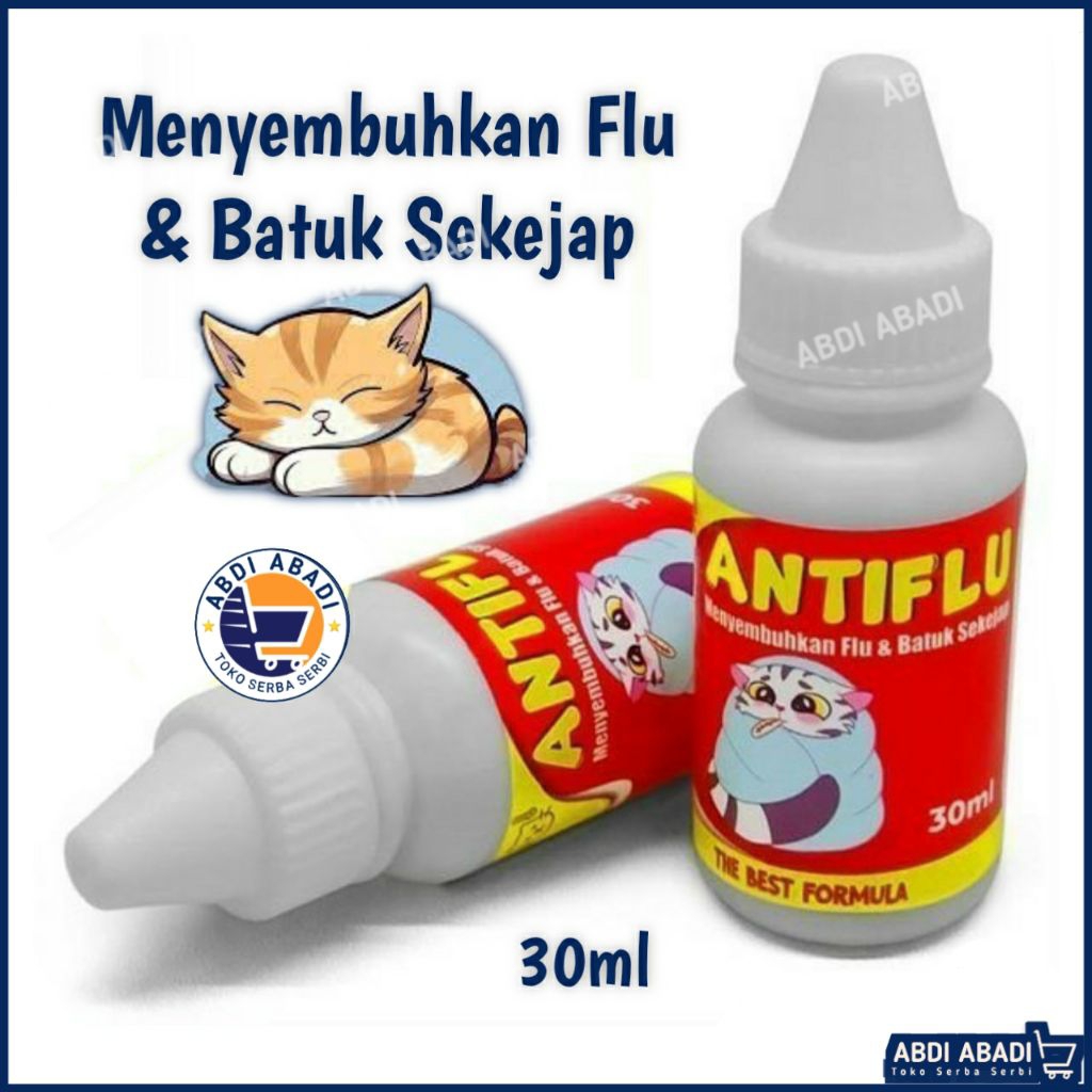 Obat Anti Flu Batuk Pilek Antibiotik Kucing Atasi Bersin Sariawan Infeksi Saluran Nafas