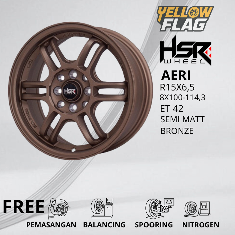 VELG MOBIL RACING RING 15 UNTUK SIRION, LIVINA, COROLLA, VIOS VELG RACING HSR AERI BRONE R15