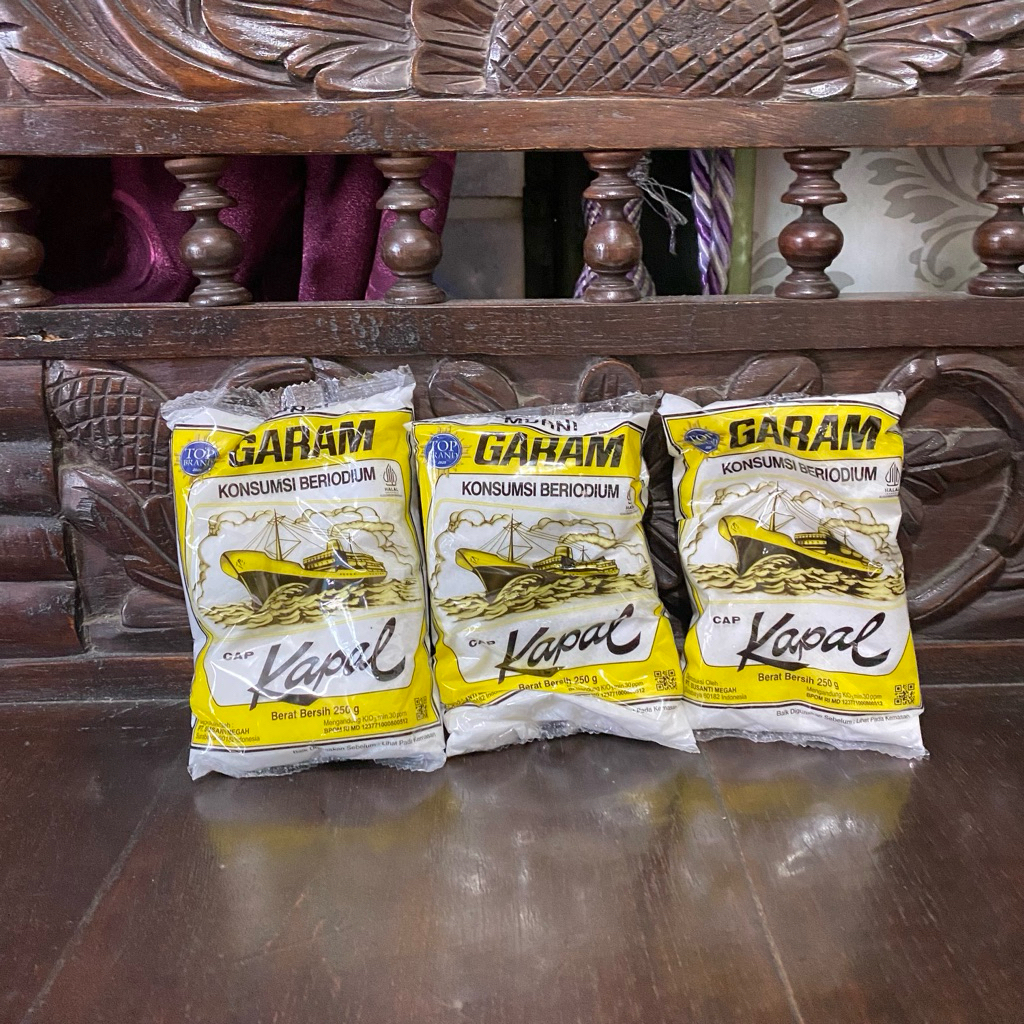 

Garam Cap Kapal 250gr - Garan Dapur