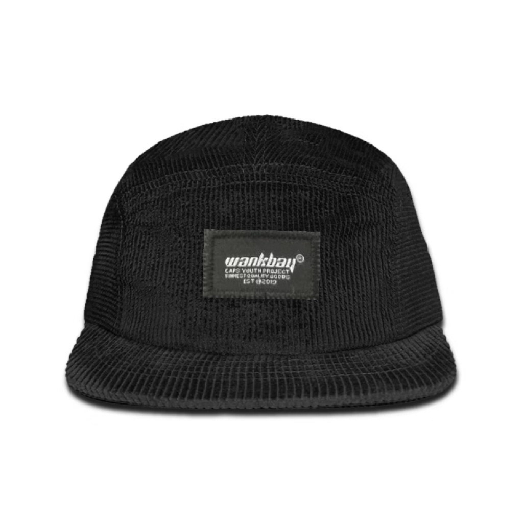 Topi 5 Panel Distro Topi Five Panel visor pendek Topi Five Panel Corduroy