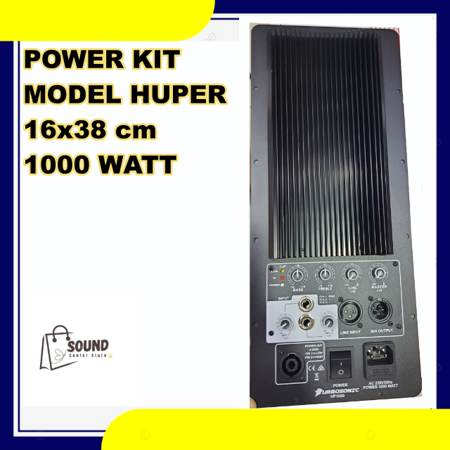 POWER MESIN KIT SPEAKER MODEL HUPER CLASS H 2/3WAY 16x38 cm Watt Besar