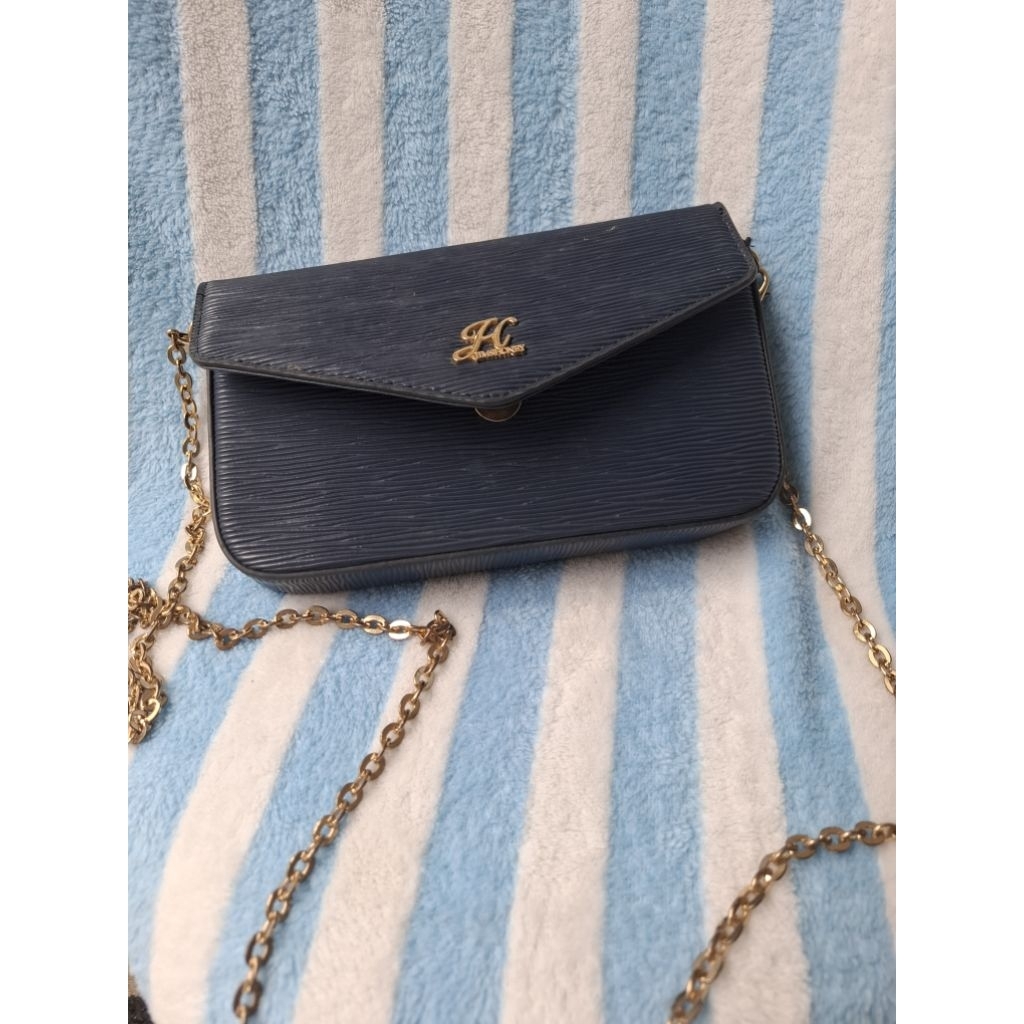 preloved tas mini pesta slingbag rantai Jims Honey