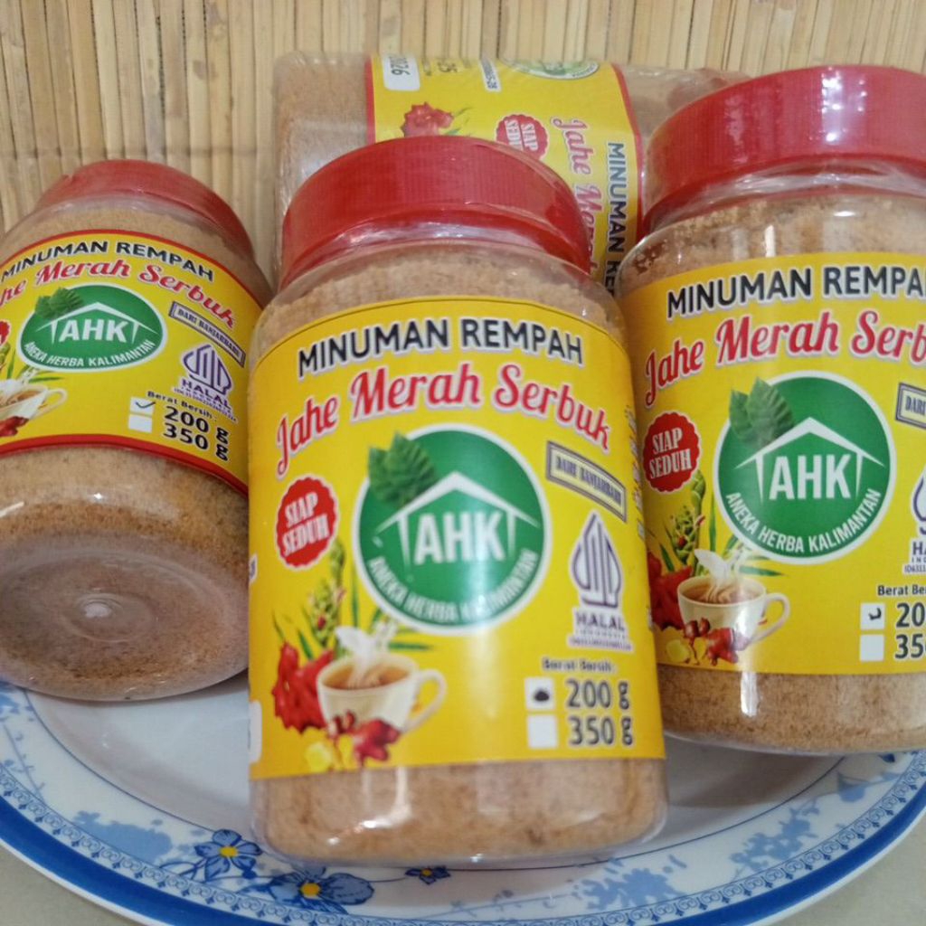 

JAHE MERAH HANGAT ALAMI SEHAT