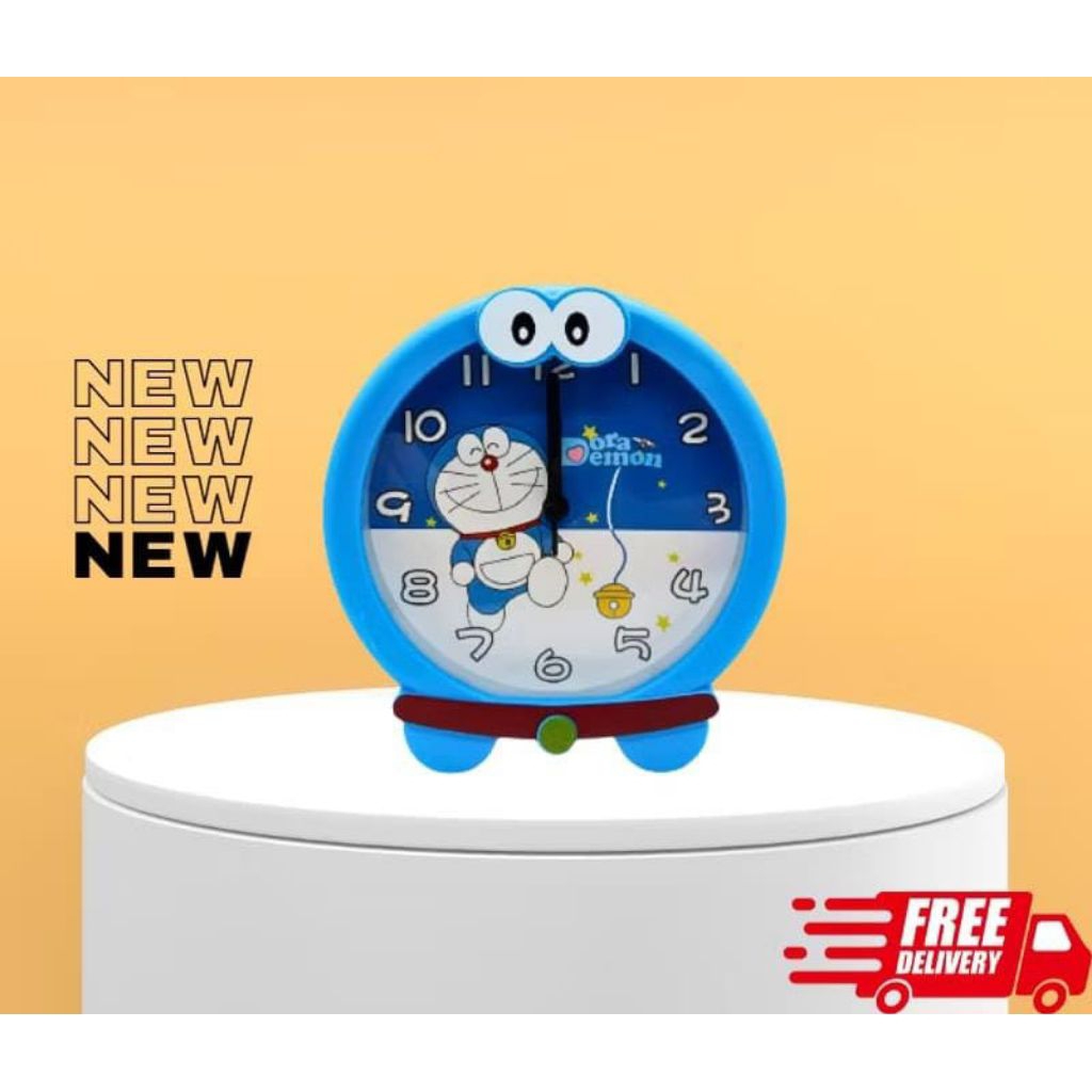 Jam Alarm Karakter Kartun Lucu