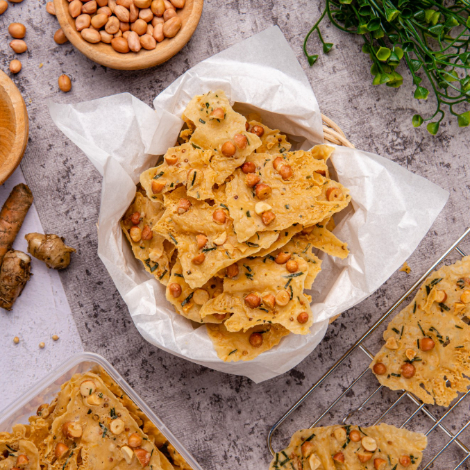 

Rempeyek / Peyek Kacang - Peyek Udang Grago