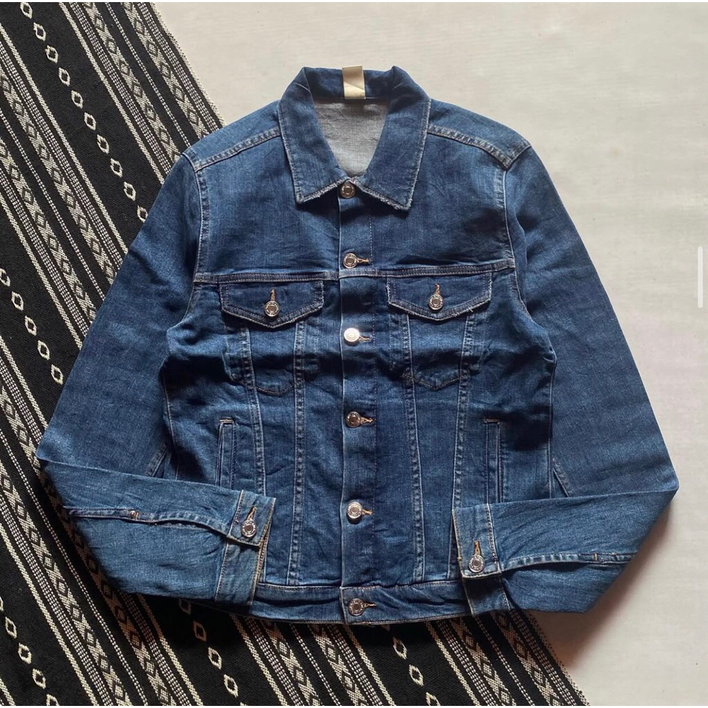 jkt denim h&m boxy