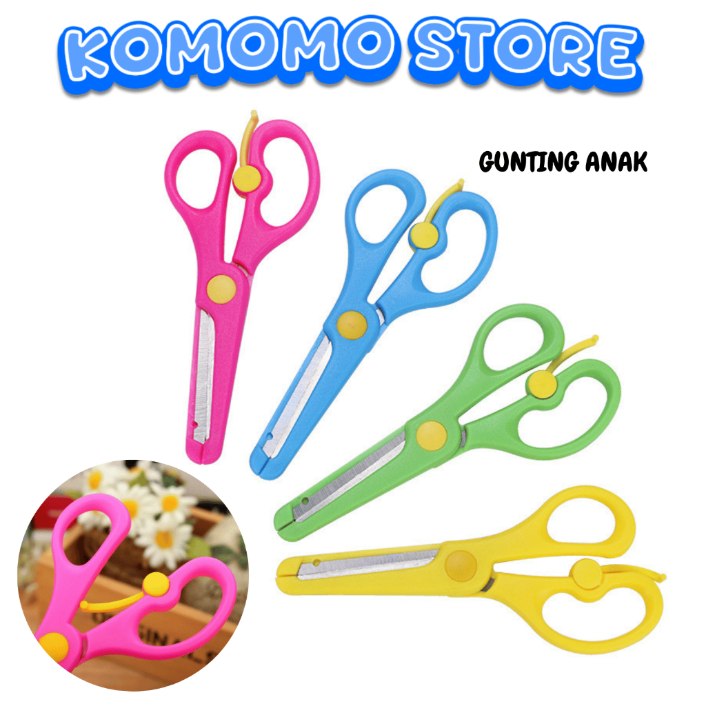 

KMM GUNTING ANAK GUNTING KERTAS MINI GUNTING PENGAMAN ANAK WARNA WARNI