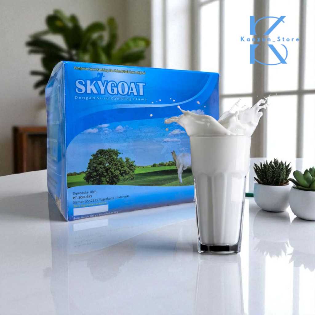 

Skygoat Susu Kambing Bubuk Rasa Original isi 10 Sachet