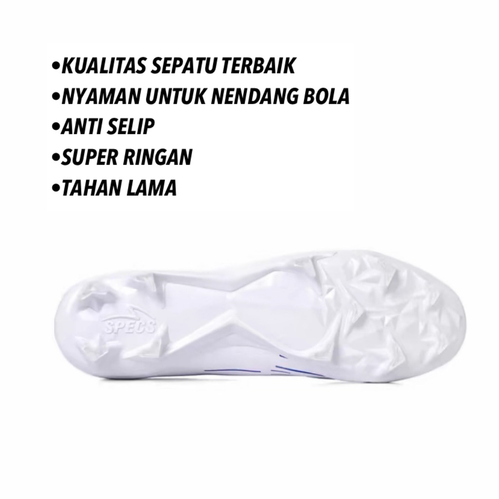 NEW SEPATU BOLA SPECH LIGHTSPEED REBORN FG WHITE/DAZZALING BLUE