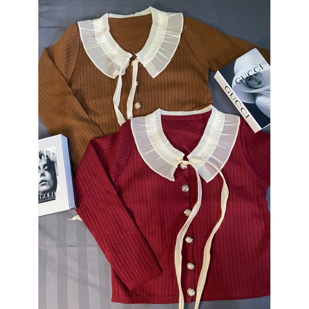 Knitwear Cardigan Import Rajut Bangkok New Korean Style