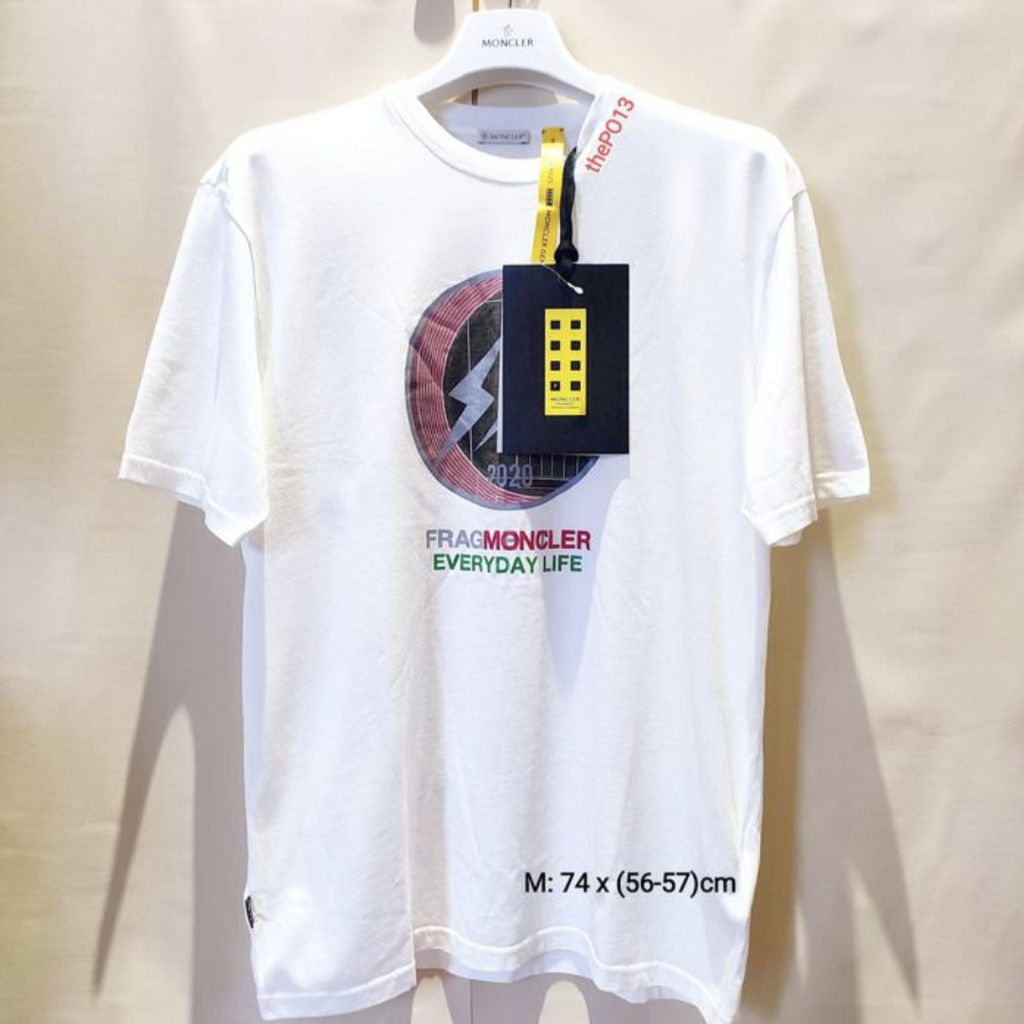 7 MONCLER GENIUS X FRAGMENT EVERYDAYLIFE MAGLIE TEE SS20 AUTHENTIC 100% BNWT