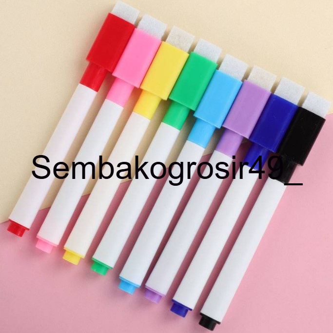 

SSG Spidol Penghapus / Spidol Anak Warna Warni / Wipe Clean Marker / Whiteboard Marker S5197