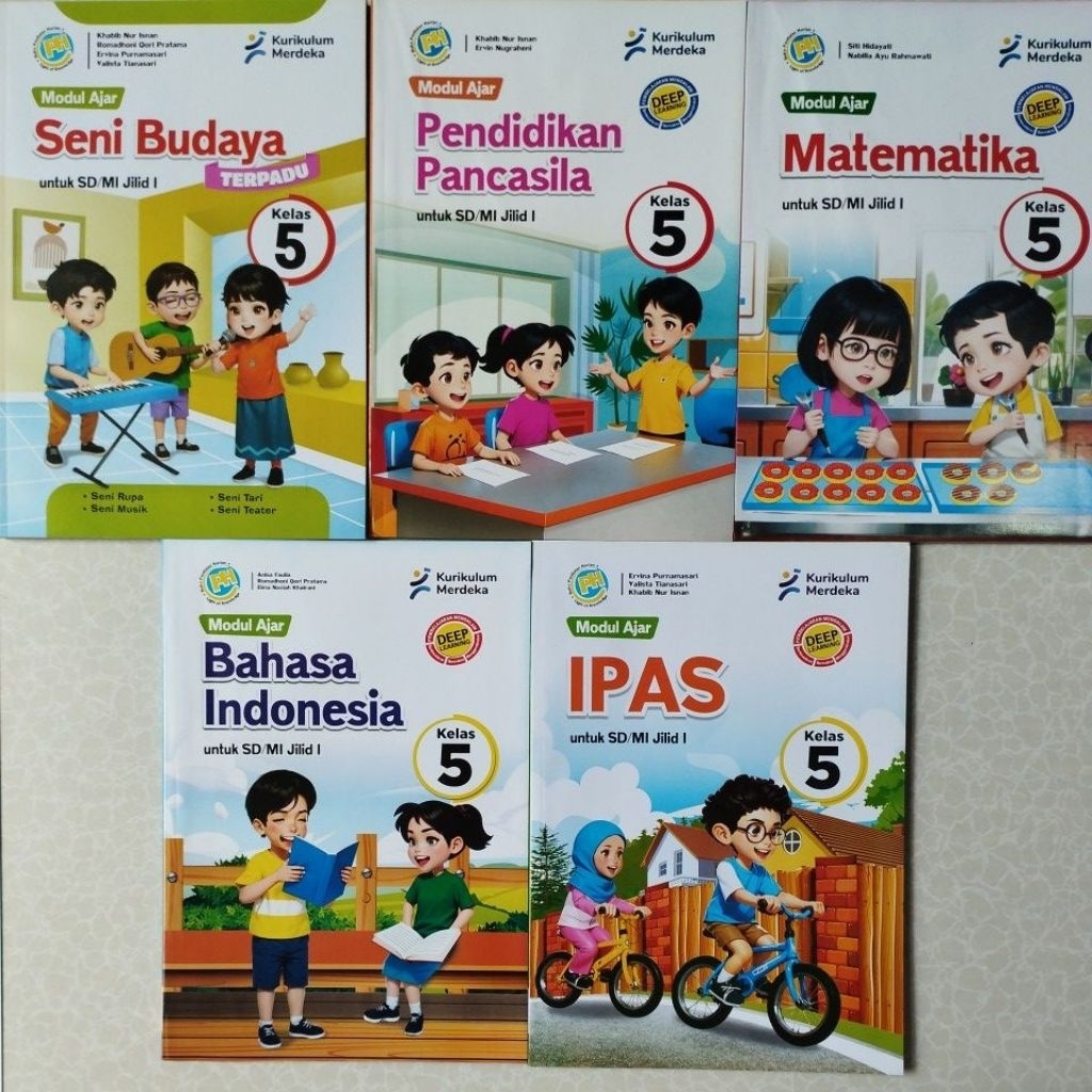 LKS PUSTAKA PERSADA KELAS 5 SD/MI KURIKULUM MERDEKA, LKS PH PUSTAKA PERSADA SD KELAS 5 SEMESTER 1 KU
