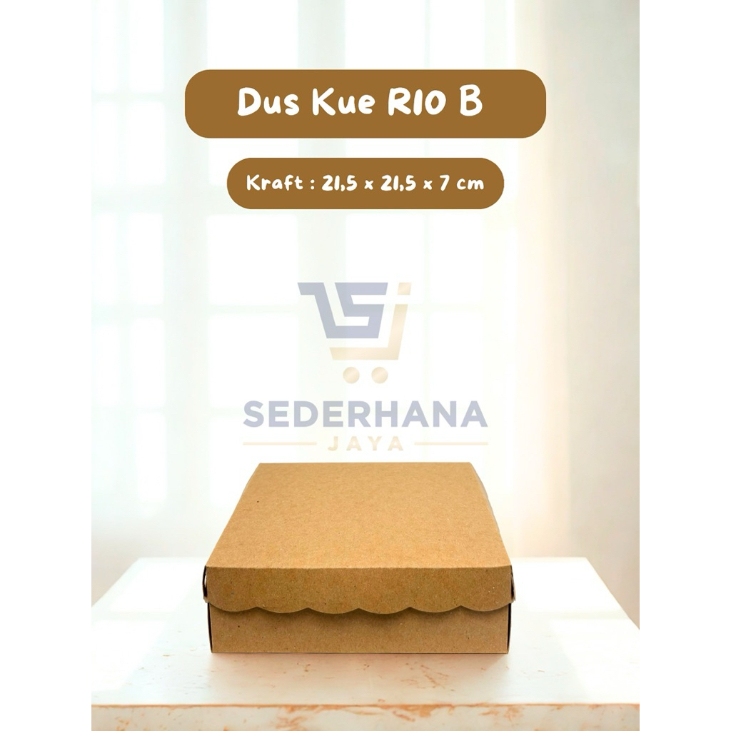 

Kotak Dus Snack Kue Box Nasi Kraft R10 B