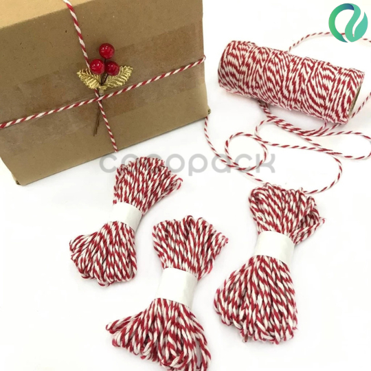 

Bakers Twine Benang Ikat Katun Hias Tali Warna 2mm 50M
