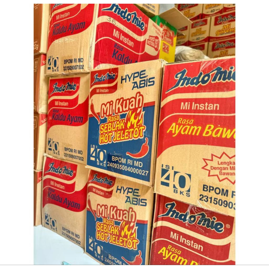 

1 karton INDOMIE KUAH isi 40pcs