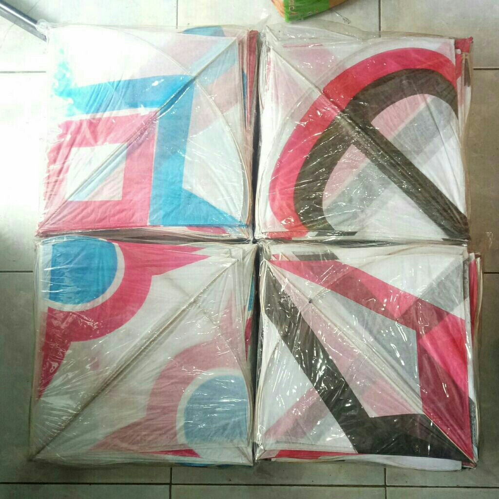 Layangan SEOT CILILIN Bandung Layang Pulas Adaun Mainan Anak Aneka Corak