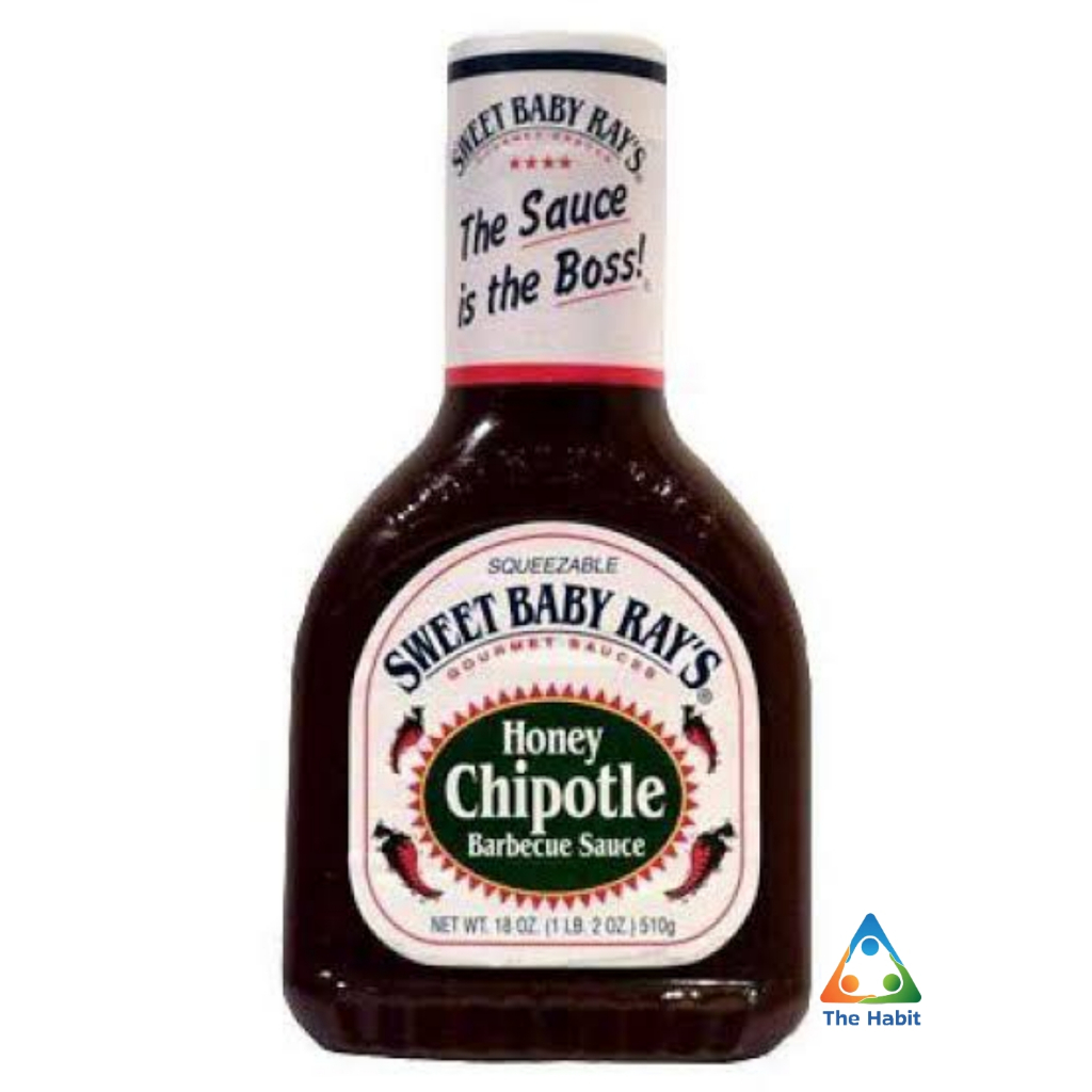 

(The Habit) Sweet Baby Ray`s Barbecue Sauce - 18 oz Saos BBQ Gourmet 510 gr Halal