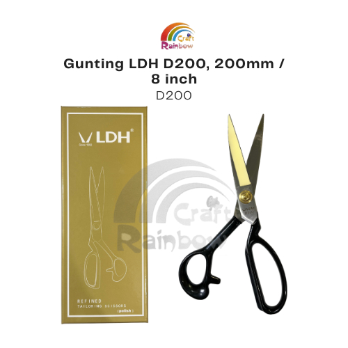 

Gunting merk LDH D200 8 inch Baja Putih 20cm satuan pcs