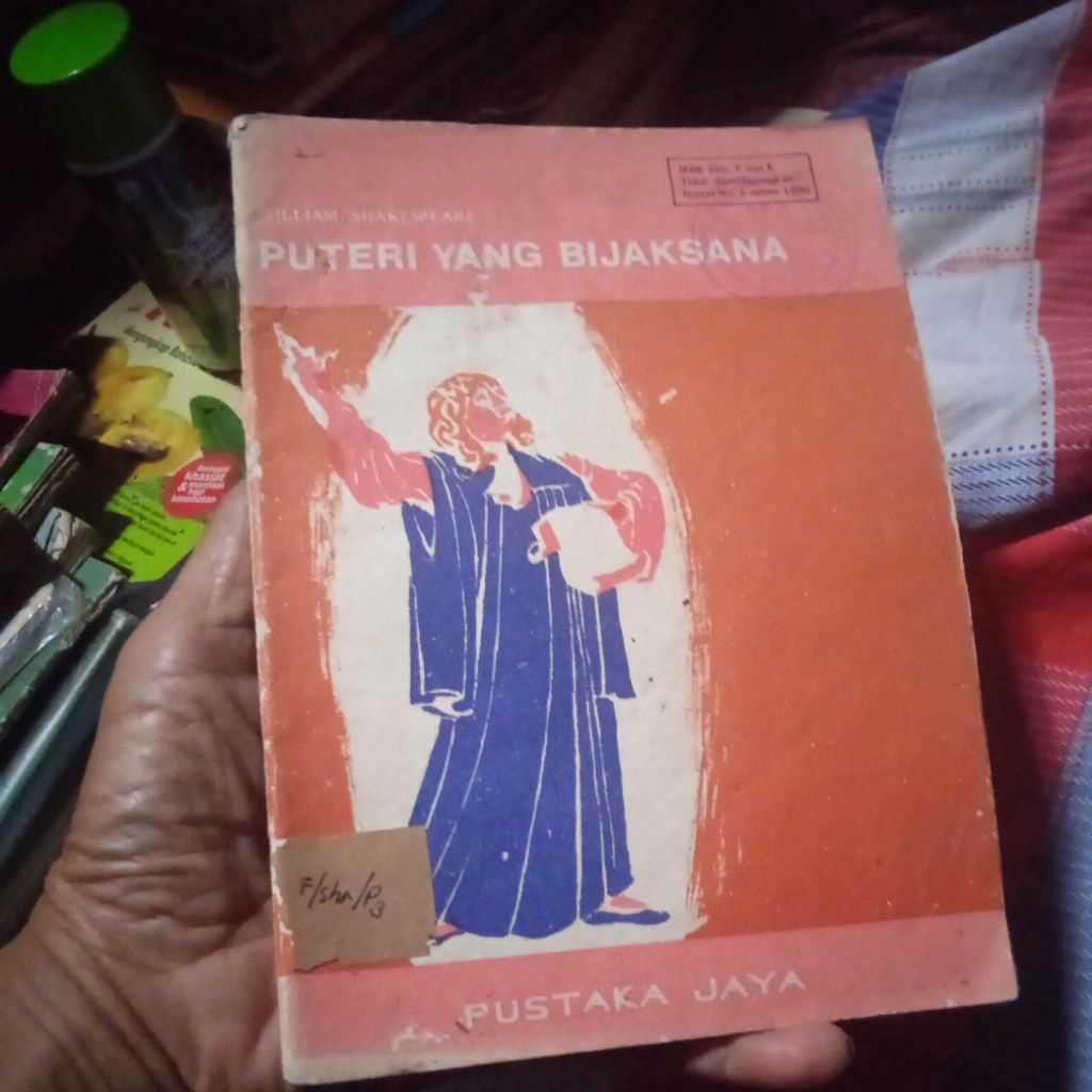 buku William Shakespeare,Puteri yang Bijaksana, cerita menarik, buku original jadul