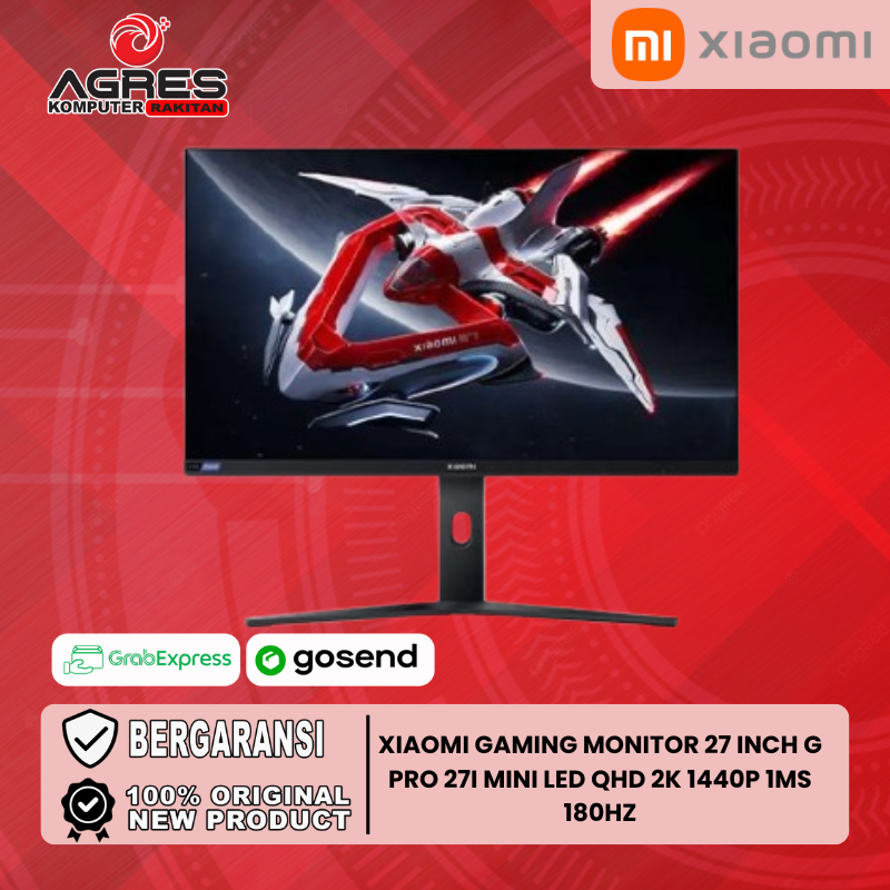 XIAOMI GAMING MONITOR 27 INCH G PRO 27I MINI LED QHD 2K 1440P 1MS 180HZ - MONITOR XIAOMI - MONITOR 2