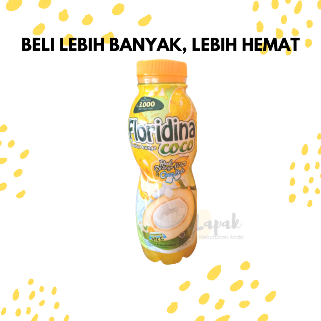 

Floridina Orange 350ml ECERAN 1PCS Minuman Rasa Jeruk Segar [BELI BANYAK LEBIH MURAH]