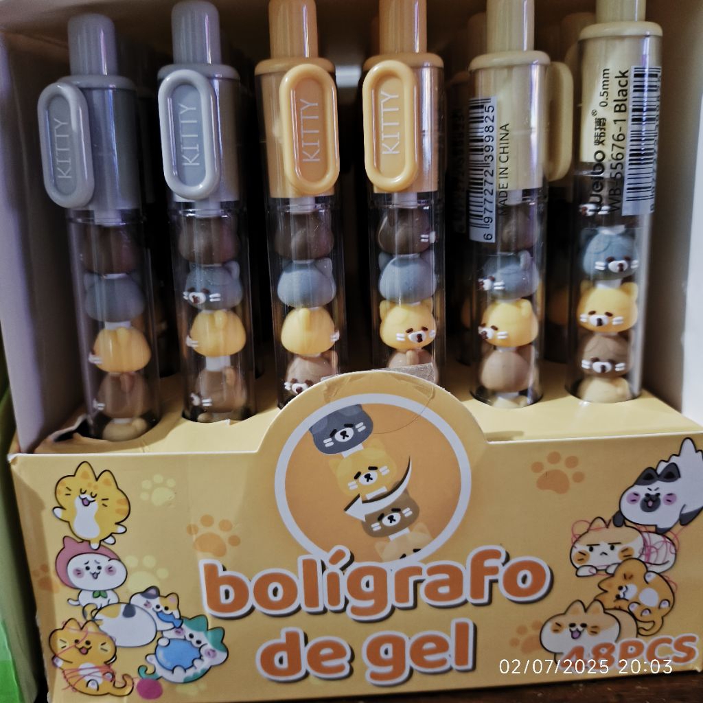 

[MS] Weibo Pena Gel Press 0.5mm Kitty WB-55676-1 Black