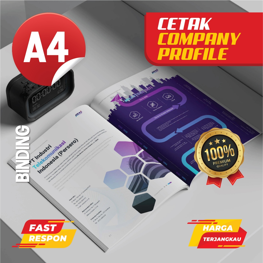 

A4 Binding - Jasa Cetak Company Profile Profesional