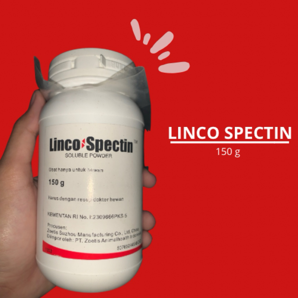 LINCO SPECTIN _150gr obat antibiotik pernapasan untuk unggas crd
