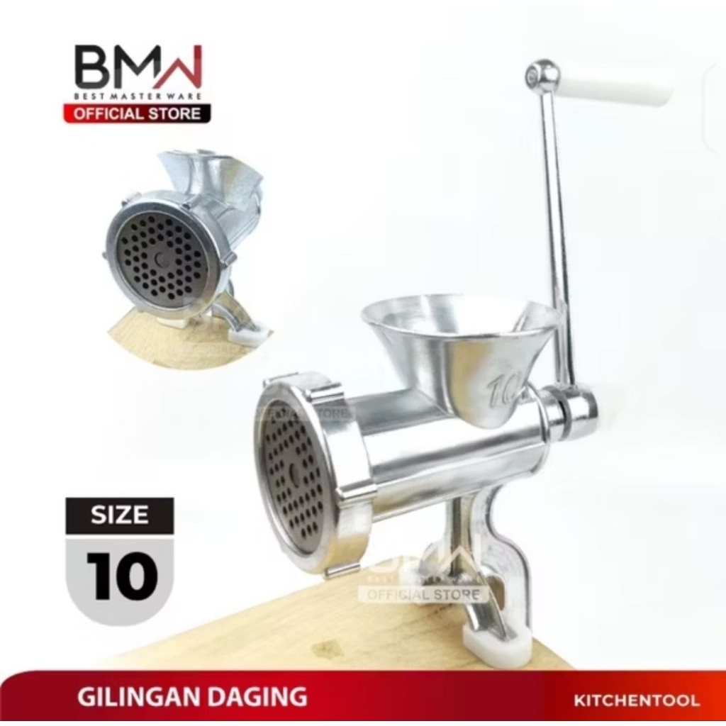 MEAT MINCER MANUAL NO.10 gilingan daging manual penggiling daging manual alat giling daging manual