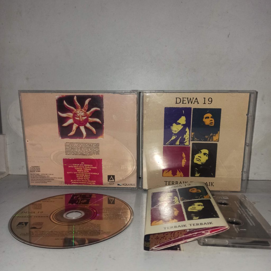 CD&kaset Dewa 19- Terbaik Terbaik