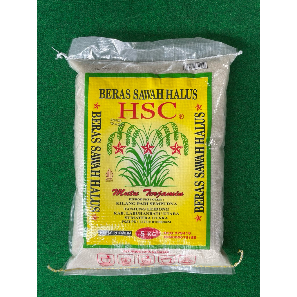 

[5 KG] Beras Premium HSC SAWAH HALUS - Medan
