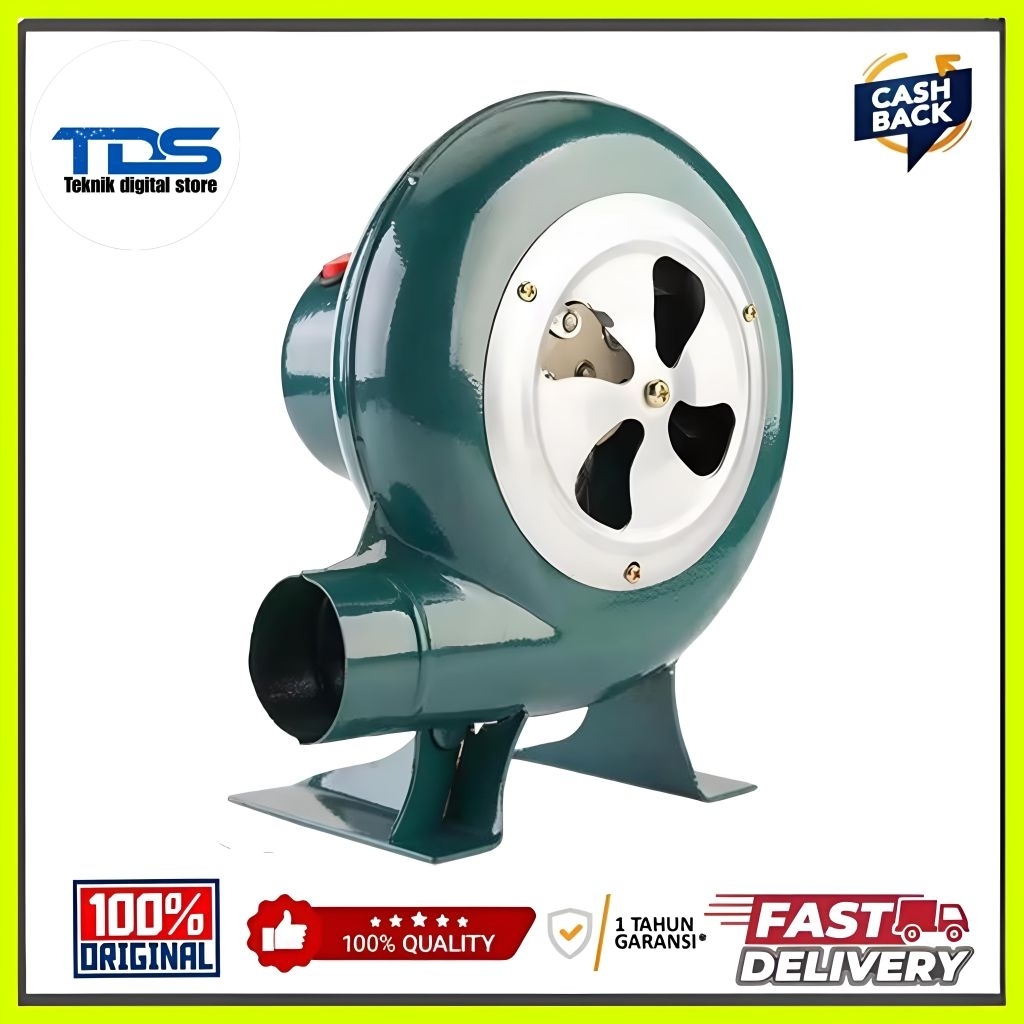 Blower keong hijau kipas angin / Mesin electrik blower kipas duduk