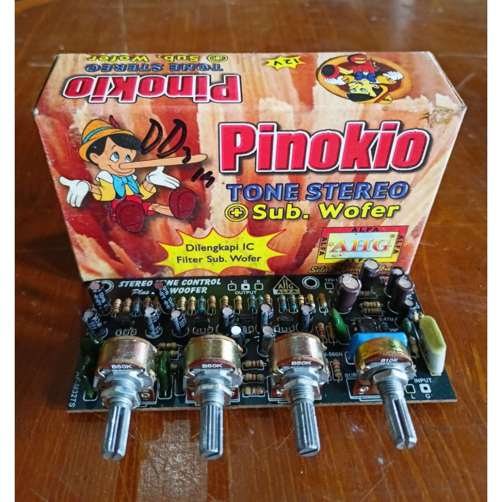 Tone Stereo +Subwoofer AHG Alfa 12V