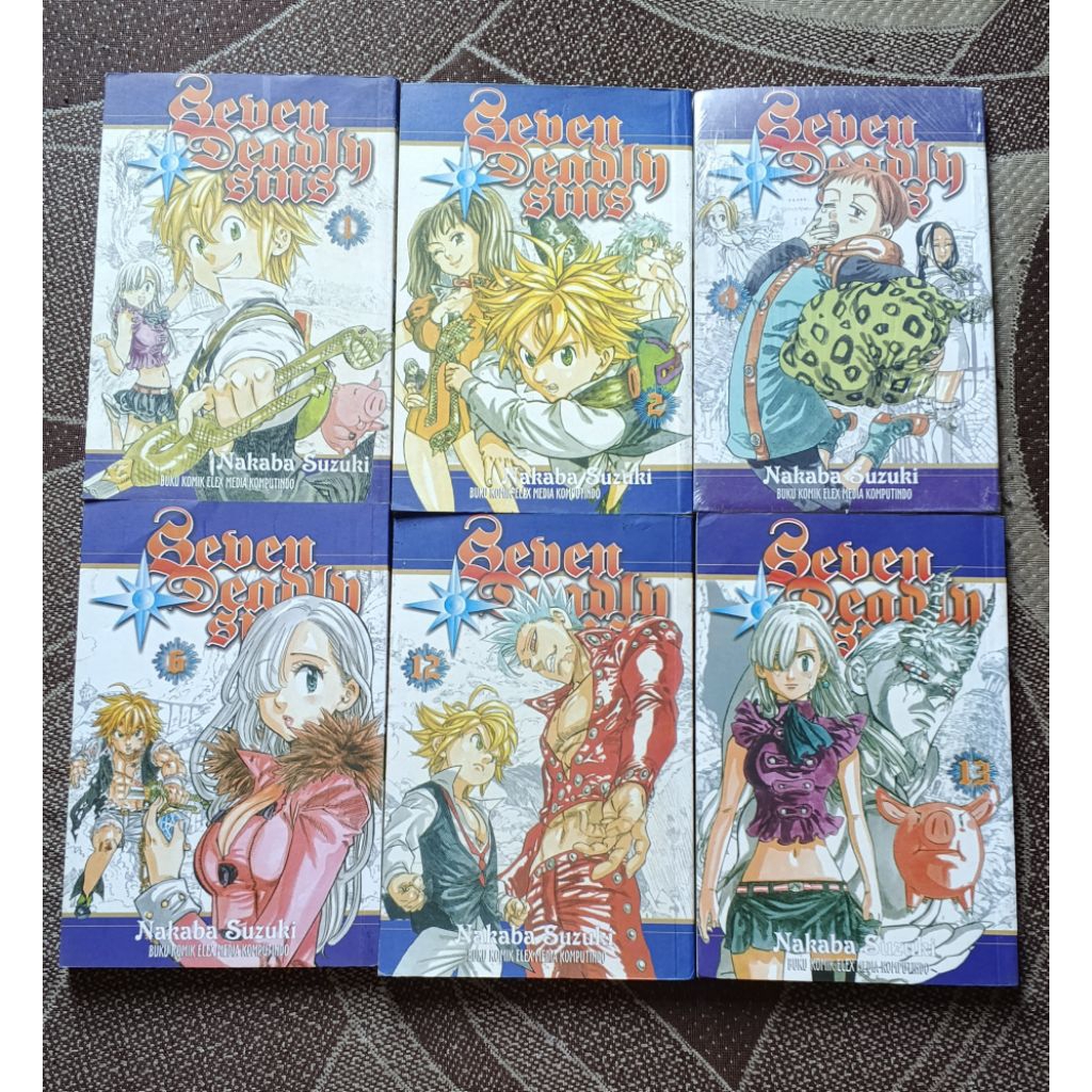 Komik-Seven-Deadly-Sins-Set