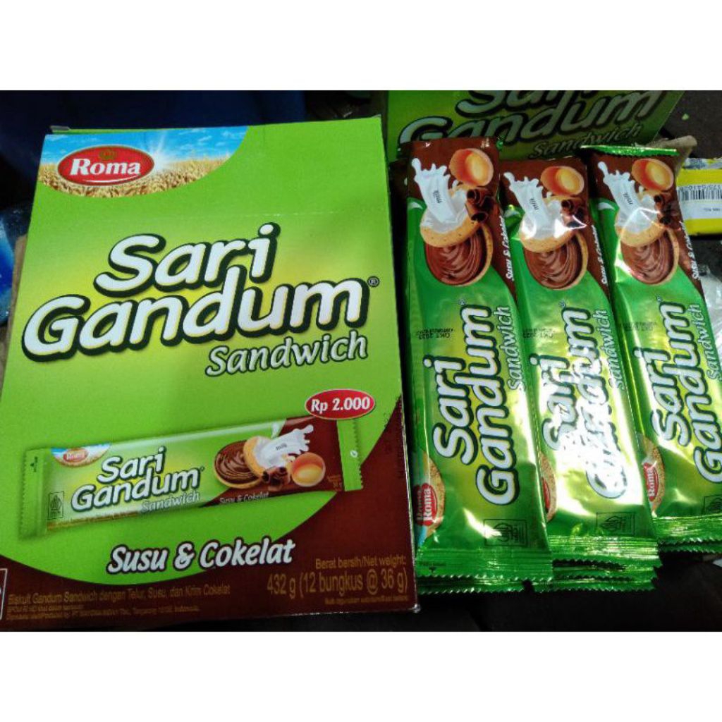 

Sari Gandum Sandwich Isi 12pcs/Kotak