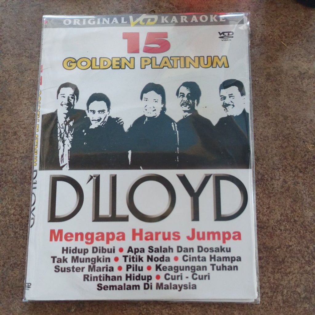 Vcd original karaoke D'lloyd
