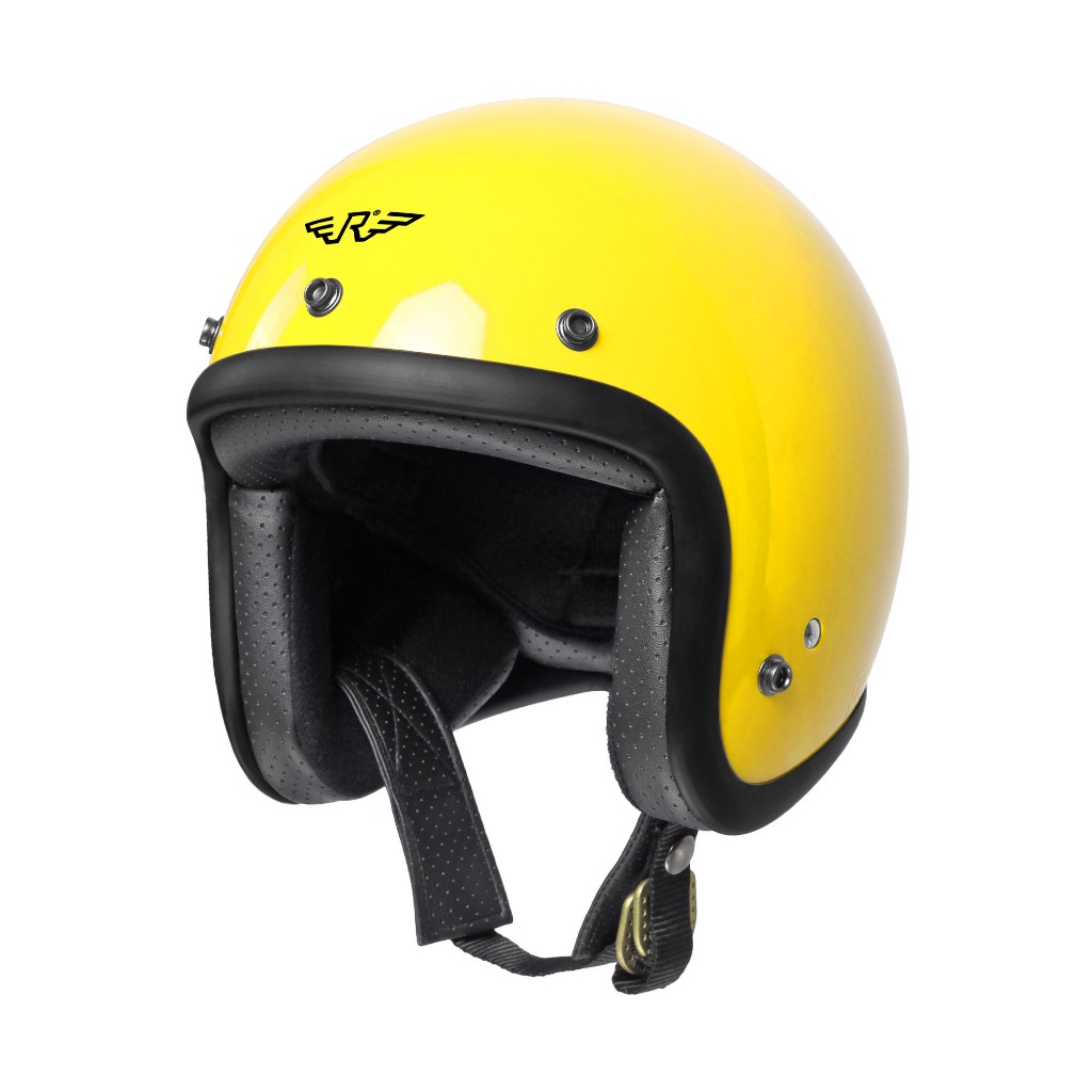 RIMC Helm Doja Yellow Glossy | Helm Motor Retro Klasik SNI