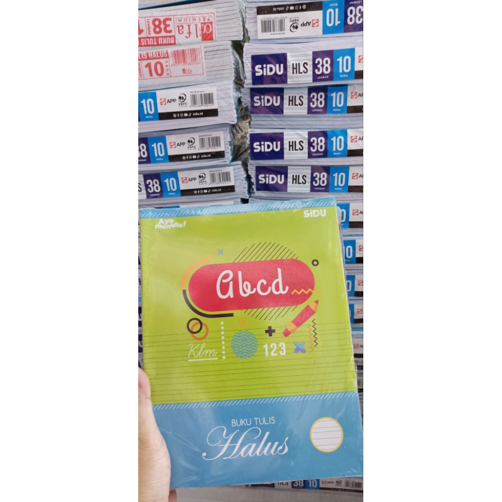 

Buku Halus isi 38 lembar merk Sidu Buku Tulis Halus Murah