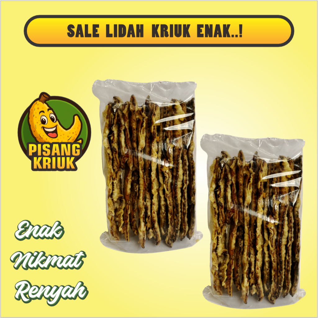 

Camilan Sale Pisang Lidah