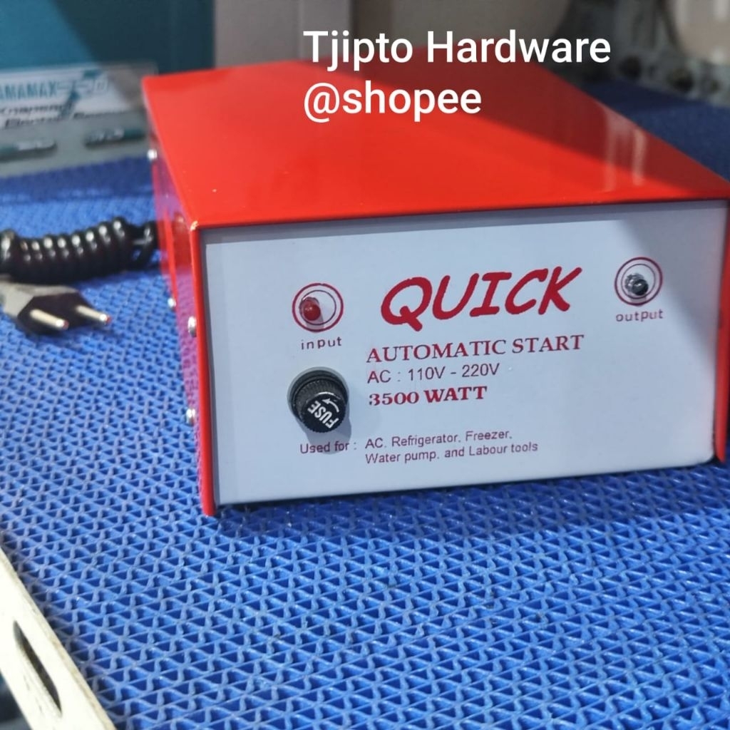Quick Inverator 3500 Watt Penurun Daya Listrik Awal Anti Jeglek