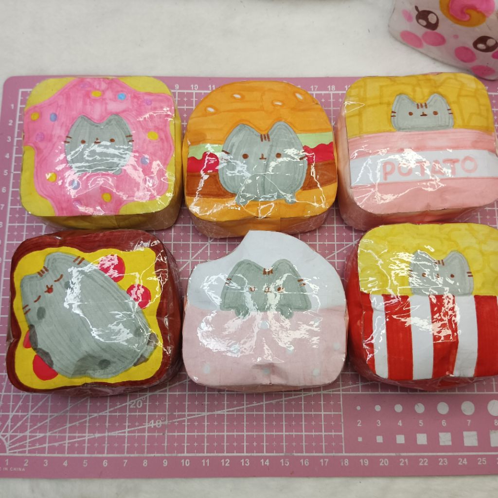 Paper squishy chigiri pusheen