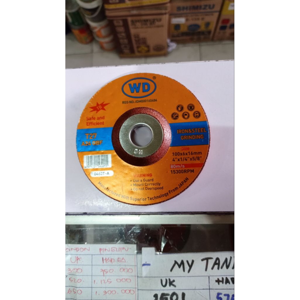 WD 4" POLES WD GRINDING WHEEL 4inch