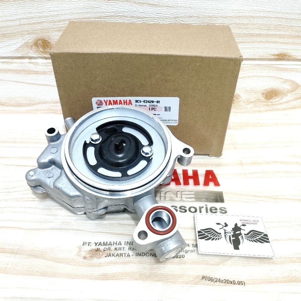WATERPUMP 3C1 UNTUK MOTOR YAMAHA VIXION OLD, VIXION NEW,R 15 V2(POMPA AIR RADIATOR)