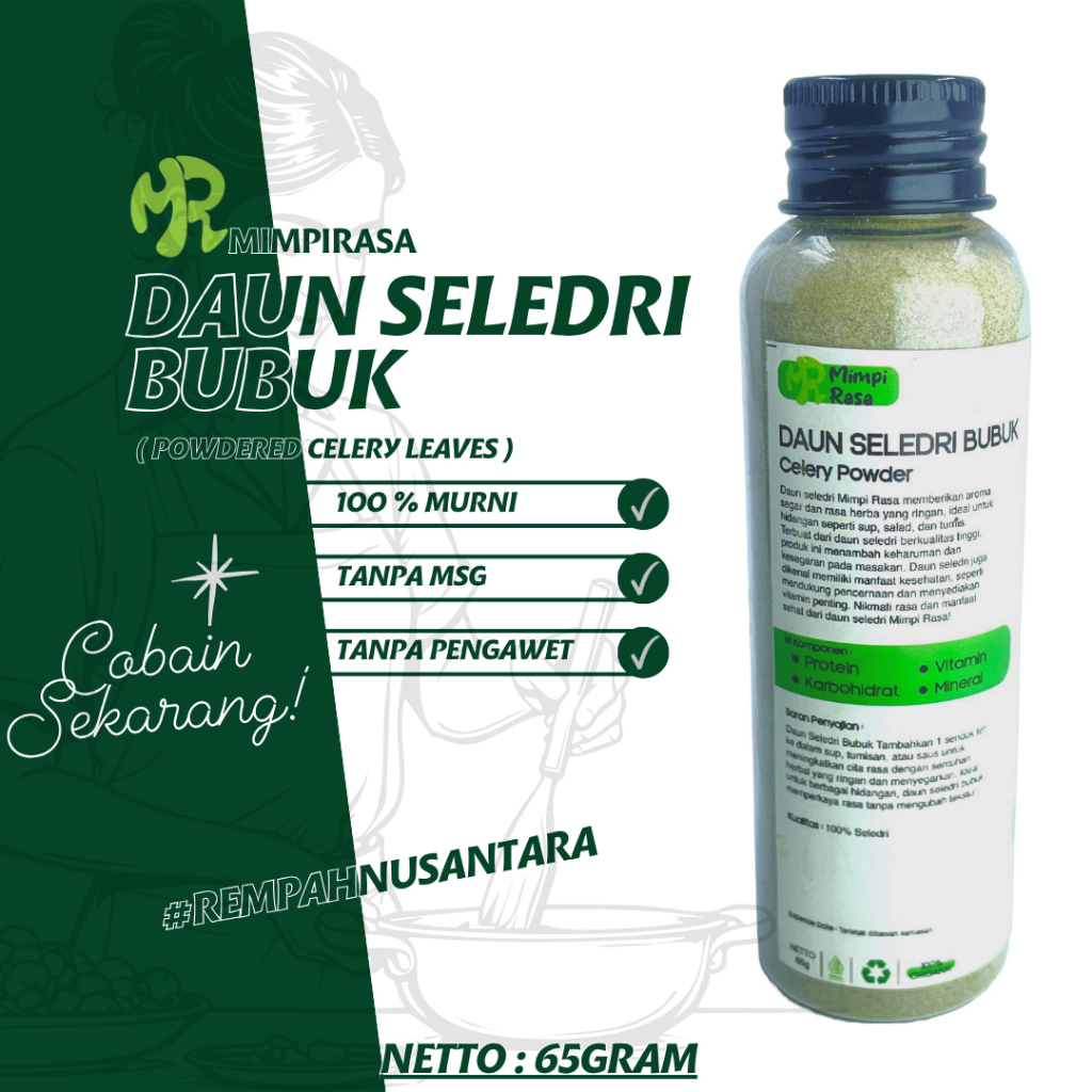 

BUMBU | SELEDRI BUBUK | CELERY POWDER 80g