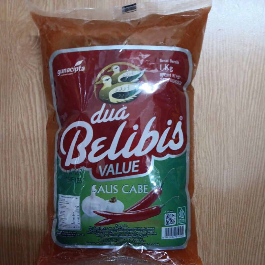 

saos cabe Dua Belibis Value 1kg
