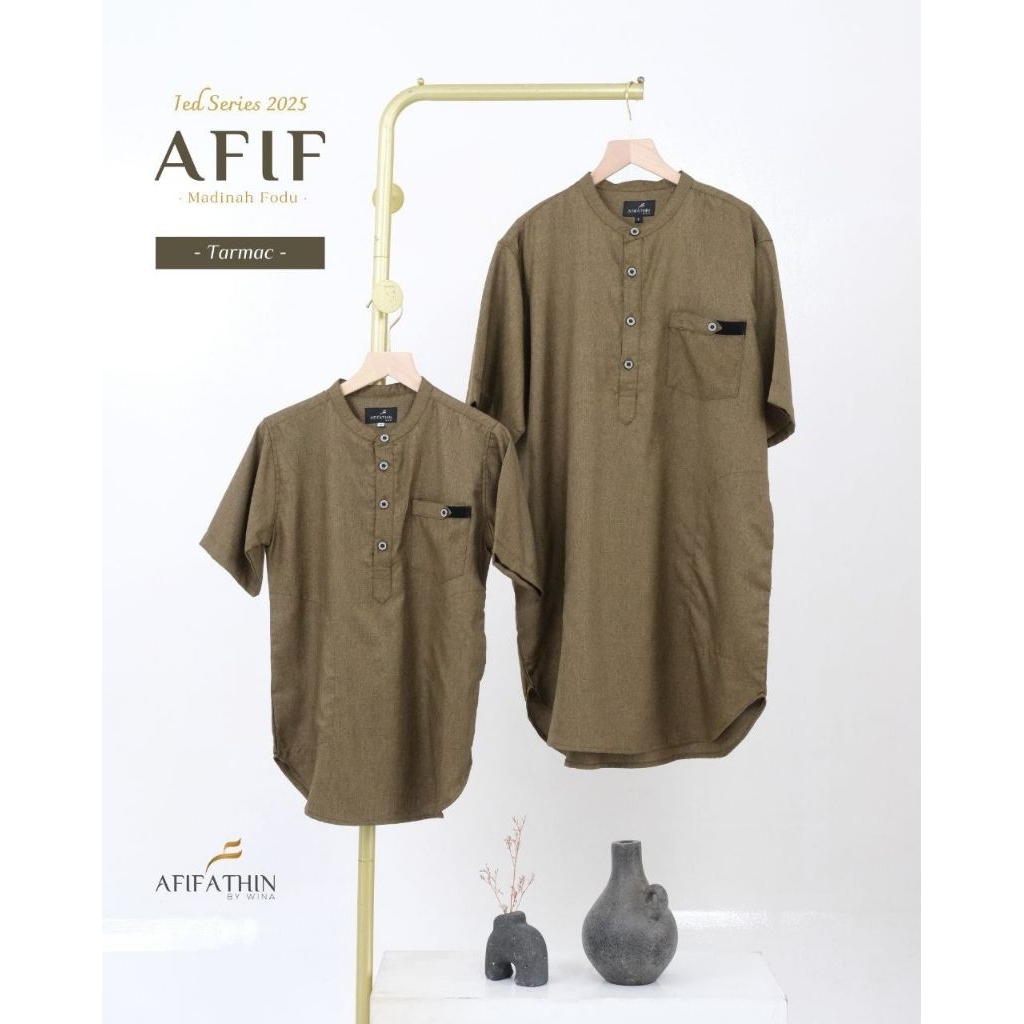 Kurta Dads Afif Tarmac Madinah Fodu size S by Afifatin siap kirim